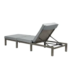 SVITA PEACH Gartenliege Sonnenliege Relaxliege Polsterauflage Klappbar Polyrattan Grau -Garten- & Gewächshäuser Geschäft ab275848909f288d1221fb92e45608c5