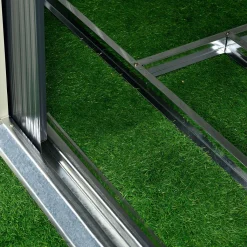 Juskys Metall Gerätehaus XL Mit Satteldach, Schiebetür & Fundament - 9m³ - 277×191×192 Cm - Anthrazit - Geräteschuppen Gartenhaus Garten Schuppen 22 Juskys Metall Gerätehaus XL Mit Satteldach, Schiebetür & Fundament - 9m³ - 277×191×192 Cm - Anthrazit - Geräteschuppen Gartenhaus Garten Schuppen -Garten- & Gewächshäuser Geschäft ab55d150370eb48ab21187012148d54e