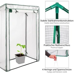 ONVAYA® Tomatenhaus | Foliengewächshaus Für Tomaten | Gewächshaus Aus Folie & Stahlrohr | Tomatengewächshaus Mit Stabilem Stahlrahmen & UV-beständiger Folie 10 ONVAYA® Tomatenhaus | Foliengewächshaus Für Tomaten | Gewächshaus Aus Folie & Stahlrohr | Tomatengewächshaus Mit Stabilem Stahlrahmen & UV-beständiger Folie -Garten- & Gewächshäuser Geschäft ab6dd16dd63f847449d29d1a34cd0258