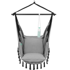 VITA5 Hängesessel Outdoor - Stabiler & Sicherer Hängestuhl - Stylischer Hängesessel Indoor - Leicht Zu Installierender Hängesessel - Bequeme Boho Raumdeko - 225kg Tragkraft - Warmes Grau 22 VITA5 Hängesessel Outdoor - Stabiler & Sicherer Hängestuhl - Stylischer Hängesessel Indoor - Leicht Zu Installierender Hängesessel - Bequeme Boho Raumdeko - 225kg Tragkraft - Warmes Grau -Garten- & Gewächshäuser Geschäft ab76bb2d3ac00cd33ec6ad9e627598af