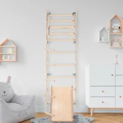 MAMOI® Klettergerüst Indoor, Sprossenwand Für Kinderzimmer, Kletterwand Und Spielgeräte Mit Rutsche, Turngeräte Mit Klimmzugstange Für Drinnen, Sportgeräte Ab 3 Jahren -Garten- & Gewächshäuser Geschäft ab91c46d6749ae150d29891d2b4958bb