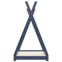 VidaXL Kinder-Bettgestell Grau Massivholz Kiefer 80 X 160 Cm 10 VidaXL Kinder-Bettgestell Grau Massivholz Kiefer 80 X 160 Cm -Garten- & Gewächshäuser Geschäft aba0202e0def9a9ab4eaca00937b4eb1