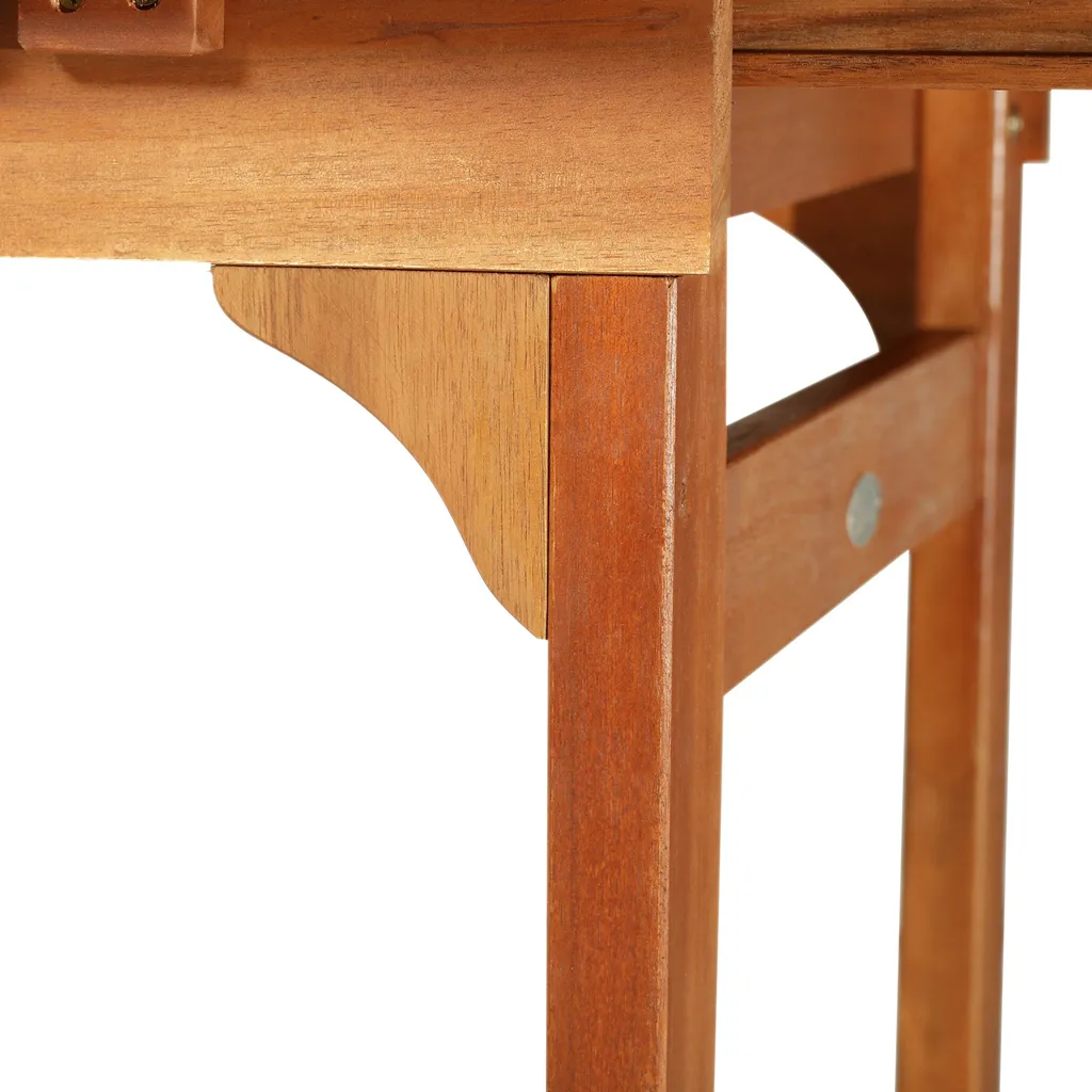 Outsunny Ausziehtisch Gartentisch Esstisch Gartenmöbel Akazienholz Wetterfest Braun 160/120 X 70 X 72 Cm 9 Outsunny Ausziehtisch Gartentisch Esstisch Gartenmöbel Akazienholz Wetterfest Braun 160/120 X 70 X 72 Cm – Bild 9