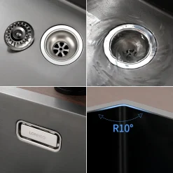 Lonheo Edelstahl Spülbecken 74 X 44cm Für Ab 80cm Unterschrank, Küchenspüle Edelstahlspüle Inkl. Ablaufgarnitur 12 Lonheo Edelstahl Spülbecken 74 X 44cm Für Ab 80cm Unterschrank, Küchenspüle Edelstahlspüle Inkl. Ablaufgarnitur -Garten- & Gewächshäuser Geschäft abace2c784f6db3ccb978b22cd83fff0