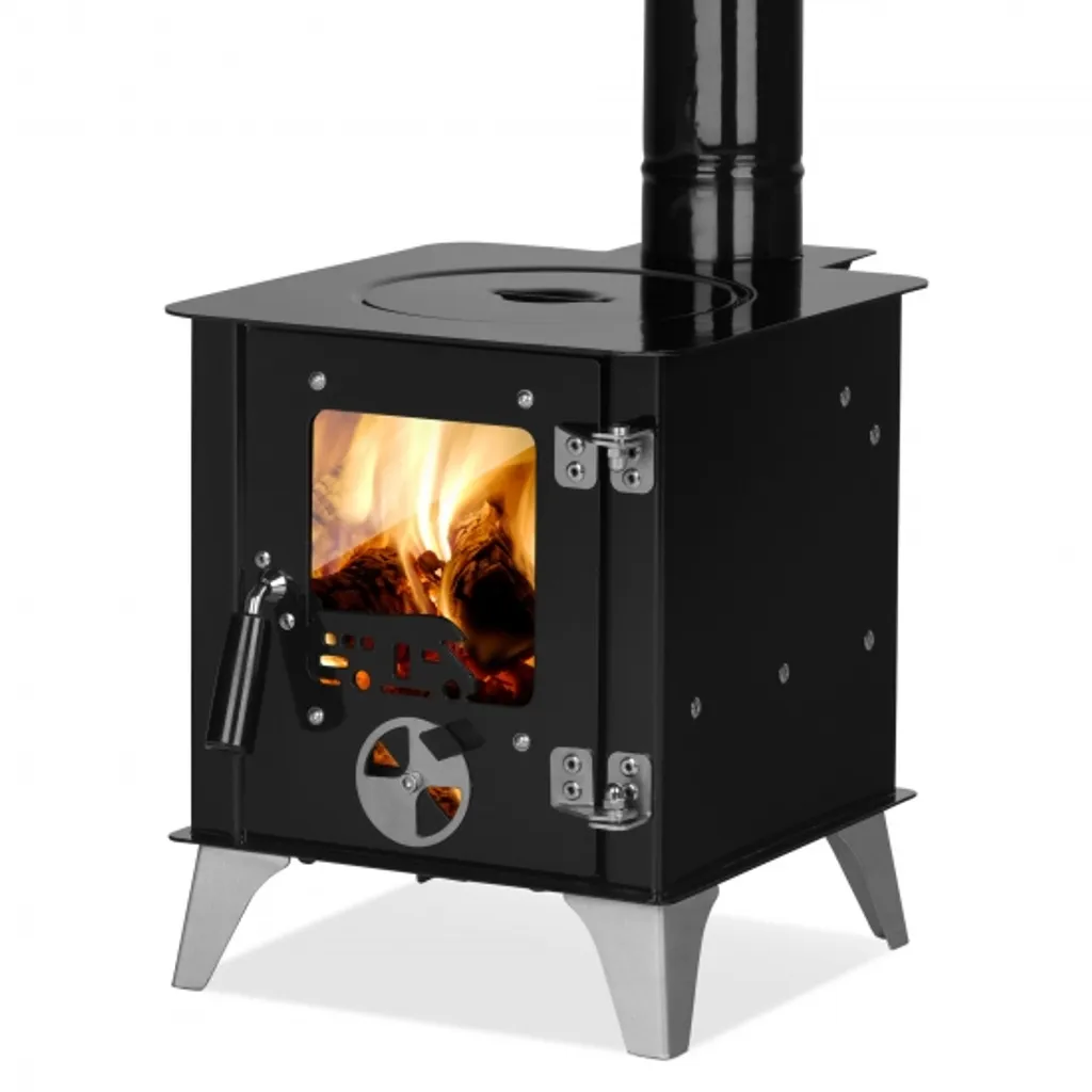 ECOfoxx Garten-Ofen "Tiny" Mit Herdplatte, Zeltofen, Terrassenofen, Camping, Outdoor-Kamin 1 ECOfoxx Garten-Ofen "Tiny" Mit Herdplatte, Zeltofen, Terrassenofen, Camping, Outdoor-Kamin