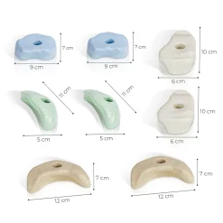 MAMOI Klettergriffe Klettersteine Für Kletterwand Griffe Boulderwand Für Kinder Inklusive Befestigungsmaterial EU -Garten- & Gewächshäuser Geschäft abd633ba8af7b699225eb85d9a1816a0