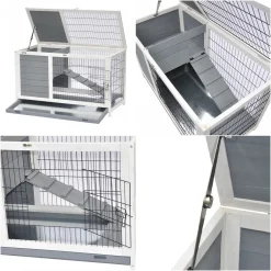 Nanook Meerschweinchenstall Easy Grau Weiß 9 Nanook Meerschweinchenstall Easy Grau Weiß -Garten- & Gewächshäuser Geschäft ac14eca04f7a36f481286e7e51709fa1