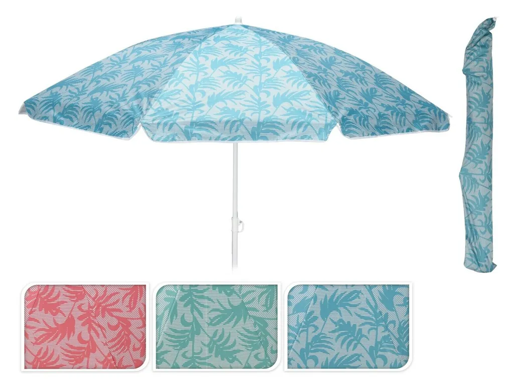 Meinposten Sonnenschirm UV Schutz 50+ Strandschirm Balkonschirm Schirm Knickbar Ø 160 Cm Koralle 4 Meinposten Sonnenschirm UV Schutz 50+ Strandschirm Balkonschirm Schirm Knickbar Ø 160 Cm Koralle – Bild 4