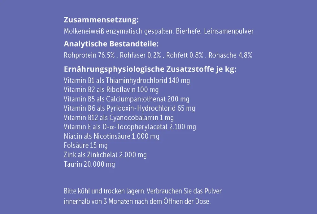 Peptrition Purapep Senior Ergänzungsfuttermittel Für ältere Hunde Und Katzen 280g 4 Peptrition Purapep Senior Ergänzungsfuttermittel Für ältere Hunde Und Katzen 280g – Bild 4