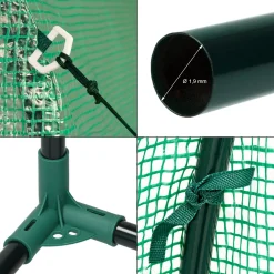 ECD Germany Gewächshaus Mit Metallrahmen - 6m² - 300x200x200 Cm - Grün - Reißverschluss Und 6 Fenstern - Foliengewächshaus Bogendach Treibhaus Frühbeet Pflanzenhaus Tomatenhaus Folientunnel 12 ECD Germany Gewächshaus Mit Metallrahmen - 6m² - 300x200x200 Cm - Grün - Reißverschluss Und 6 Fenstern - Foliengewächshaus Bogendach Treibhaus Frühbeet Pflanzenhaus Tomatenhaus Folientunnel -Garten- & Gewächshäuser Geschäft aca8e9fce886d92d5f6ad42b67d92435