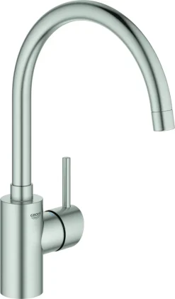 Grohe Einhand-Spültischbatterie CONCETTO DN 15, Hoher Auslauf Mousseur Chrom