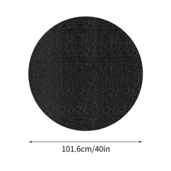 YisibaihTao 40 Zoll Feuerschalenmatte Grillmatten Feuerfeste Unterlage Verdickte ölbeständige Hitzebeständige Matte Runde Grillmatte Bodenschutz Für Bodenrasen Im Freien -Garten- & Gewächshäuser Geschäft acc071d489871babaab595d7d71878ce