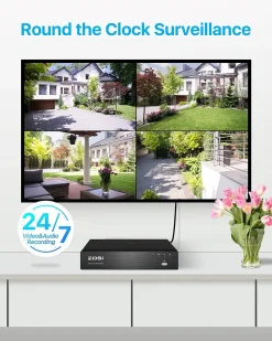 ZOSI 4K POE Überwachungskamera System Mit 8CH 2TB HDD NVR Und 4X 8MP Outdoor PoE IP Kamera, Personenerkennung, Weißlicht, C182 -Garten- & Gewächshäuser Geschäft acdccd6e2e740b32ddd309db47d31570