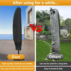 Gemitto Sonnenschirm Schutzhülle Mit Stab, Sonnenschirm Abdeckung 2 Bis 4 M Große Ampelschirm Schutzhülle, Wetterfeste, UV-Anti, Winddicht Und Schneesicher, Outdoor Für Ampelschirm 14 Gemitto Sonnenschirm Schutzhülle Mit Stab, Sonnenschirm Abdeckung 2 Bis 4 M Große Ampelschirm Schutzhülle, Wetterfeste, UV-Anti, Winddicht Und Schneesicher, Outdoor Für Ampelschirm -Garten- & Gewächshäuser Geschäft acee21a136dc7b780d7860652fd40220