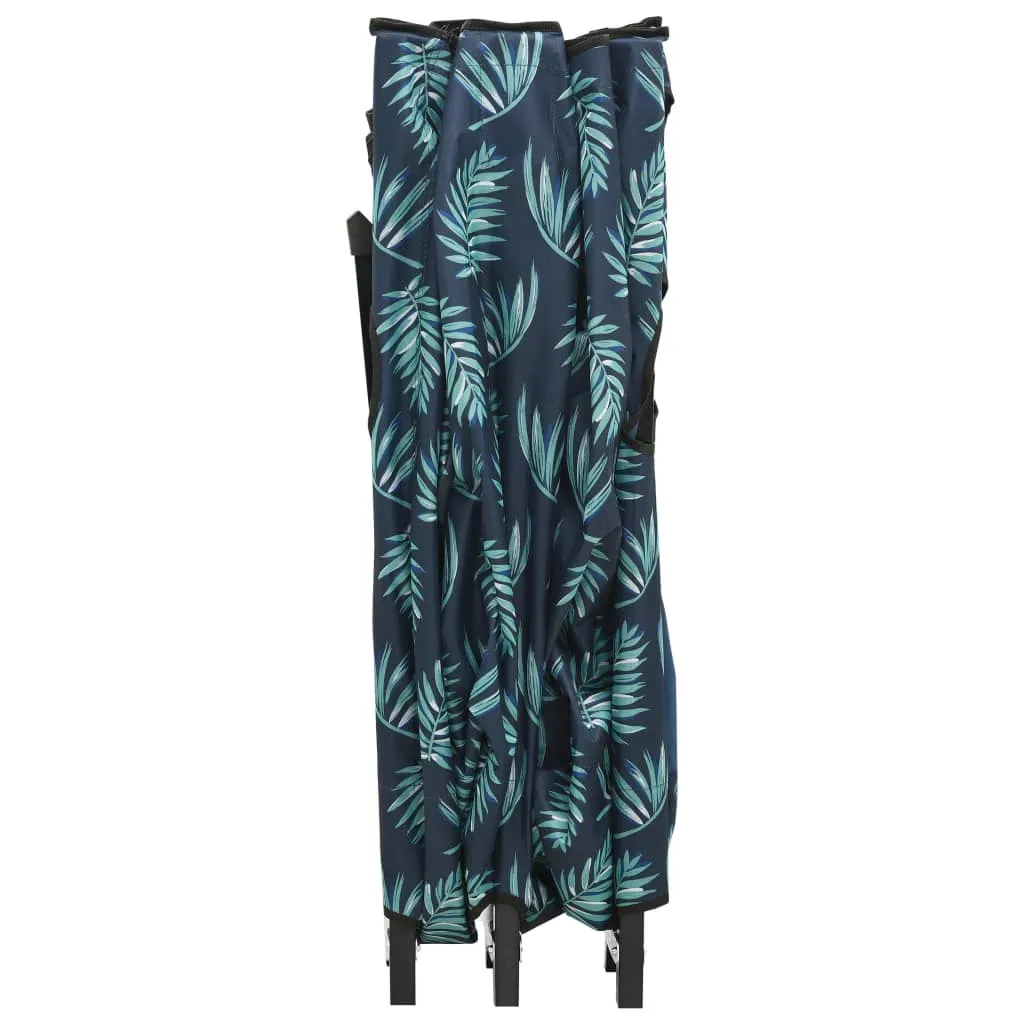 VidaXL Klappbare Sonnenliege Für 2 Personen Blattmuster Stahl 6 VidaXL Klappbare Sonnenliege Für 2 Personen Blattmuster Stahl – Bild 6