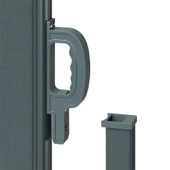 Oskar Kinderland Doppel Seitenmarkise Sichtschutz 160x600cm Sonnenschutz Seitenrollo Eck Markise Anthrazit -Garten- & Gewächshäuser Geschäft ad031ced707a521b90ebc58b6c207a01