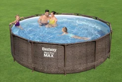 BESTWAY 56709 Steel Pro Max Frame Pool Set Rund Filterpumpe Leiter Braun 366x100 62 BESTWAY 56709 Steel Pro Max Frame Pool Set Rund Filterpumpe Leiter Braun 366x100 -Garten- & Gewächshäuser Geschäft ad13dbf732076b8d339a6ecb080d1dca