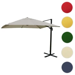 Mendler Gastronomie-Ampelschirm MCW-A96, 3,5x3,5m (Ø4,95m) Polyester/Alu 25kg Creme-grau Mit Ständer, Drehba 19 Mendler Gastronomie-Ampelschirm MCW-A96, 3,5x3,5m (Ø4,95m) Polyester/Alu 25kg Creme-grau Mit Ständer, Drehba -Garten- & Gewächshäuser Geschäft ad272fe4bfe123b66b7b824bfa145773
