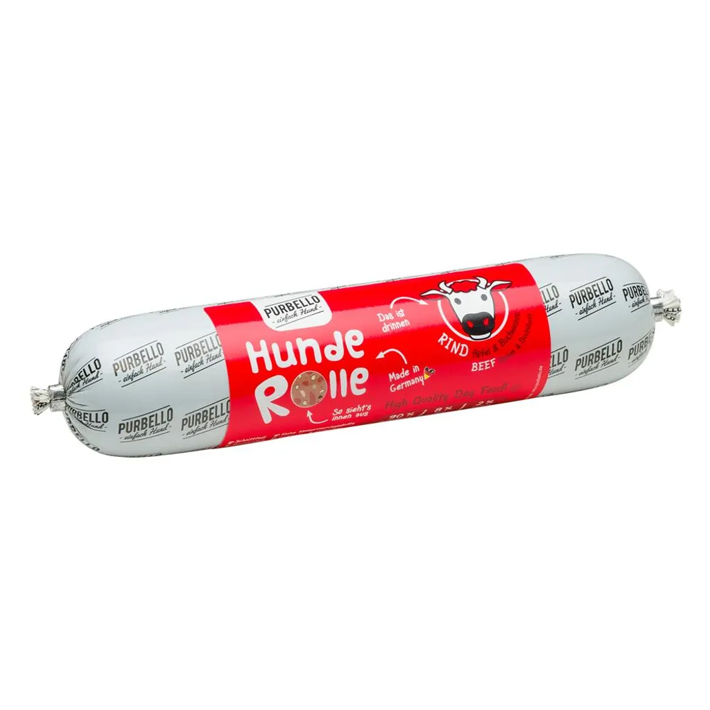 Pets Nature Line PURBELLO Hunde Rolle Rind Mit Äpfeln & Buchweizen - 400g 1 Pets Nature Line PURBELLO Hunde Rolle Rind Mit Äpfeln & Buchweizen - 400g