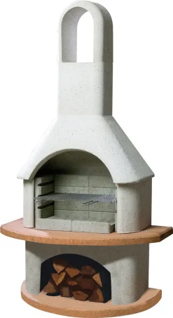 Buschbeck Gartengrillkamin Carmen Grau-Terrakotta 90001.000