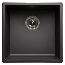 NORD INOX Spüle 1C Schwarz 40x40x20