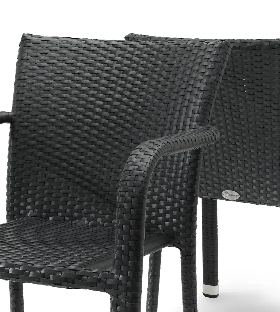 Destiny 2er Set Carlos Stapelsessel Geflechtsessel Sessel Polyrattan Stuhl 3 Destiny 2er Set Carlos Stapelsessel Geflechtsessel Sessel Polyrattan Stuhl – Bild 3