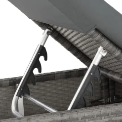 Tectake 2 Sonnenliegen Rattan Mit Aluminiumgestell Und Tisch Inkl. Schutzhülle - Grau -Garten- & Gewächshäuser Geschäft ae26d877dd0aa26cfba57cf892c65656