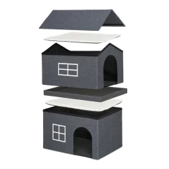 Relaxdays Katzenhaus 2 Etagen Für Drinnen 13 Relaxdays Katzenhaus 2 Etagen Für Drinnen -Garten- & Gewächshäuser Geschäft ae4aadd9fc4cd98598f9976490cf3a4b