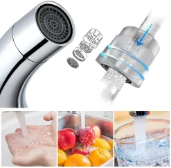 Auralum Küchenarmatur Spültischarmatur Aus Edelstahl Für Küche, Hochdruck Wasserhahn Küche Mit 360° Schwenkbarer , Chrom -Garten- & Gewächshäuser Geschäft ae883e512289930735003008dbc9d76c