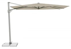 Suncomfort By Glatz Suncomfort Sonnenschirm Sunflex 300 X 300 Cm 8-tlg. Off-grey