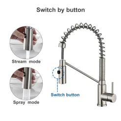 Homelody Wasserhahn Küche Spiralfederarmatur Mit Ausziehbar Brause Küchenarmatur Mit 2 Strahlen Mischbatterie Küche Armatur 360° Küche Spiralfederarmatur Spültischarmatur Für Küche 10 Homelody Wasserhahn Küche Spiralfederarmatur Mit Ausziehbar Brause Küchenarmatur Mit 2 Strahlen Mischbatterie Küche Armatur 360° Küche Spiralfederarmatur Spültischarmatur Für Küche -Garten- & Gewächshäuser Geschäft aec492c78de096b473da25411766bb6f 1