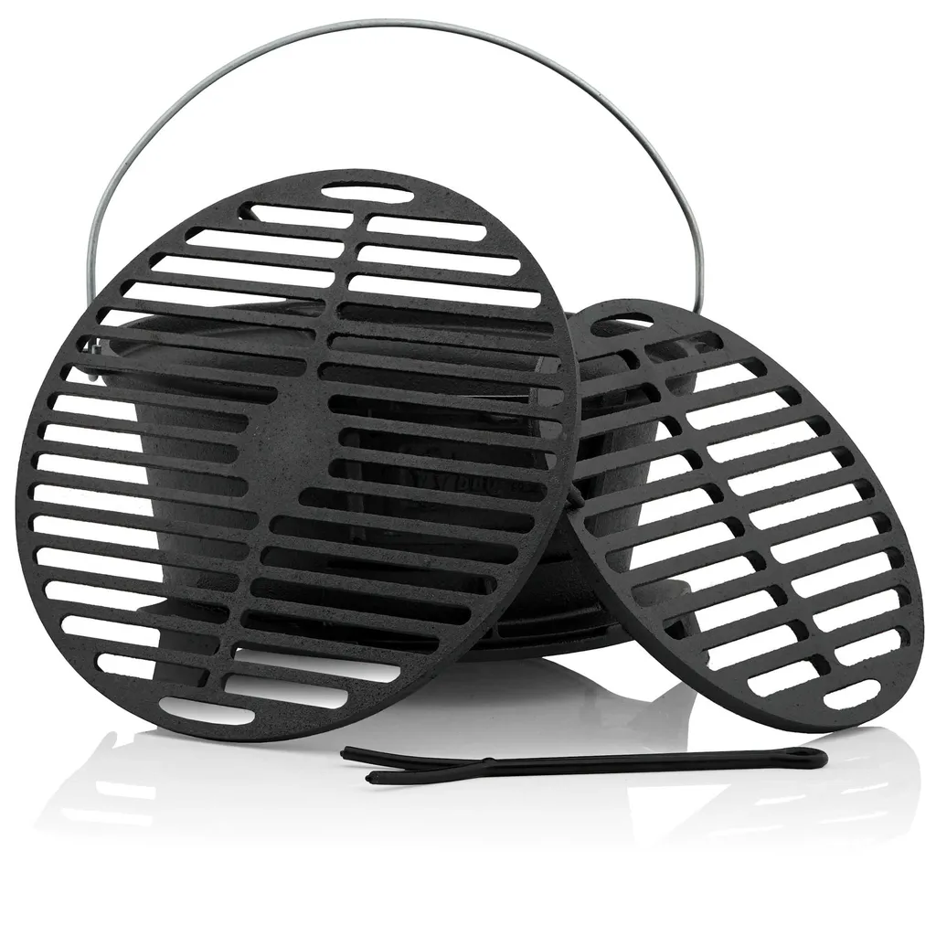 BBQ-Toro Gusseisen Grilltopf Mit Grillrost | 43 X 42 X 21,5 Cm | Hibachi Style 5 BBQ-Toro Gusseisen Grilltopf Mit Grillrost | 43 X 42 X 21,5 Cm | Hibachi Style – Bild 5