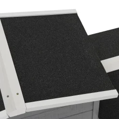 Juskys Hasenstall 210x43x86 Cm Mit Dach, Leiter & Fach - Kaninchenstall Groß, Doppelstöckig & Modern - Stall Kaninchen Im Garten - Hasenkäfig Grau -Garten- & Gewächshäuser Geschäft aeec92c415f987c847a22743bb47c124