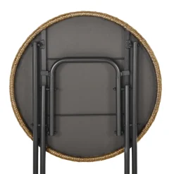 Outsunny 3 Tlg. Polyrattan Sitzgruppe Bistroset Balkonset Garnitur 2 Stühlen + Tisch Klappbar Garten Natur -Garten- & Gewächshäuser Geschäft aef80d99329c51caaa959a8146058790