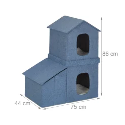 Relaxdays Faltbare Katzenhöhle In Blau -Garten- & Gewächshäuser Geschäft af1236adf829b27c33d4f747f0bbe833