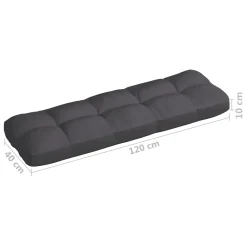VidaXL Palettensofa-Auflagen 2 Stk. Anthrazit -Garten- & Gewächshäuser Geschäft af14e092c09da634d84797551b3d08fe