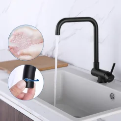 Lonheo Hochdruck Wasserhahn Küche Umklappbar, Spültischarmatur Einhebelmischer 360° Drehbar Aus Edelstahl, Vorfenster Küchenarmatur Schwarz Mit Abnehmbarem Perlator -Garten- & Gewächshäuser Geschäft af187ac8f9f12cf8b7a42da494ae325e