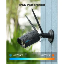 Reolink 4MP Überwachungskamera Aussen, 2,4/5GHz WLAN CCTV IP Kamera Outdoor, Intelligente Personen-/Fahrzeugerkennung,Wetterfest, 30m Nachtsicht, Audioaufzeichnung, RLC-410W Schwarz -Garten- & Gewächshäuser Geschäft af1c735df4772f143a4850ae94db26fd