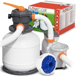 Bestway Sandfilterpumpe Flowclear 8327 L/h -Garten- & Gewächshäuser Geschäft af27562e6523f210e77f3b6d5958a0bc