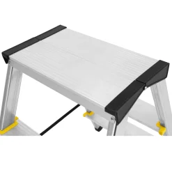 Fahrbare-Podestleiter Zweiseitige Aluleiter 3 Stufen Klappleiter Haushaltsleiter 150kg -Garten- & Gewächshäuser Geschäft af29328fc145afac4cce5131d8d5845d