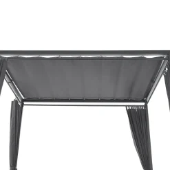 Juskys Doppel Loungebett Kreta - Gartenliege Für 2 Personen - Dach & Rückenlehne Verstellbar - Sonnenliege Für Terrasse, Garten & Balkon - Liege Grau -Garten- & Gewächshäuser Geschäft af3cbe595b99e41a8ddba8101f59001f