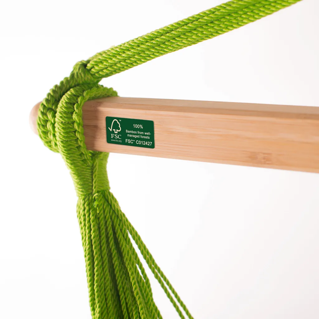 La Siesta Domingo Lime Basic Hängesessel Wetterfest Grün Hängestuhl 13 La Siesta Domingo Lime Basic Hängesessel Wetterfest Grün Hängestuhl – Bild 13