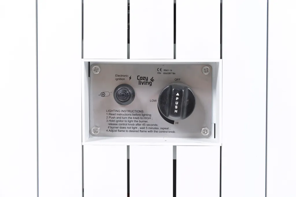 Garden Impressions Cozy Living Feuerstelle Faro 80x80cm Matt Weiß 5 Garden Impressions Cozy Living Feuerstelle Faro 80x80cm Matt Weiß – Bild 5