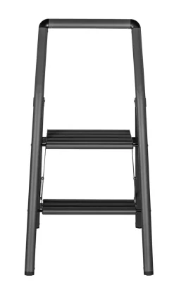 Wenko Alu-Klapptrittleiter Compact 2-stufig Dunkelgrau -Garten- & Gewächshäuser Geschäft af7adc3b5f01b95cd71758e662fe90ef