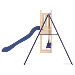 VidaXL Spielturm Mit Rutsche Und Schaukeln Massivholz Kiefer -Garten- & Gewächshäuser Geschäft aff1f723659a5da9ea72c307c2ca61b6
