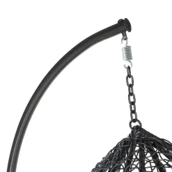 HOME DELUXE - Polyrattan Hängesessel CIELO - Inklusive Gestell, Sitz-, & Rückenkissen | Hängestuhl, Hängekorb, Gartenliege, Hollywoodschaukel, Hängeschaukel -Garten- & Gewächshäuser Geschäft b00115cf864da241081d39df0f421048 1