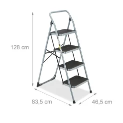 Relaxdays Graue Trittleiter Mit 4 Stufen -Garten- & Gewächshäuser Geschäft b05796c251031a02c26251a5c8c5dc19