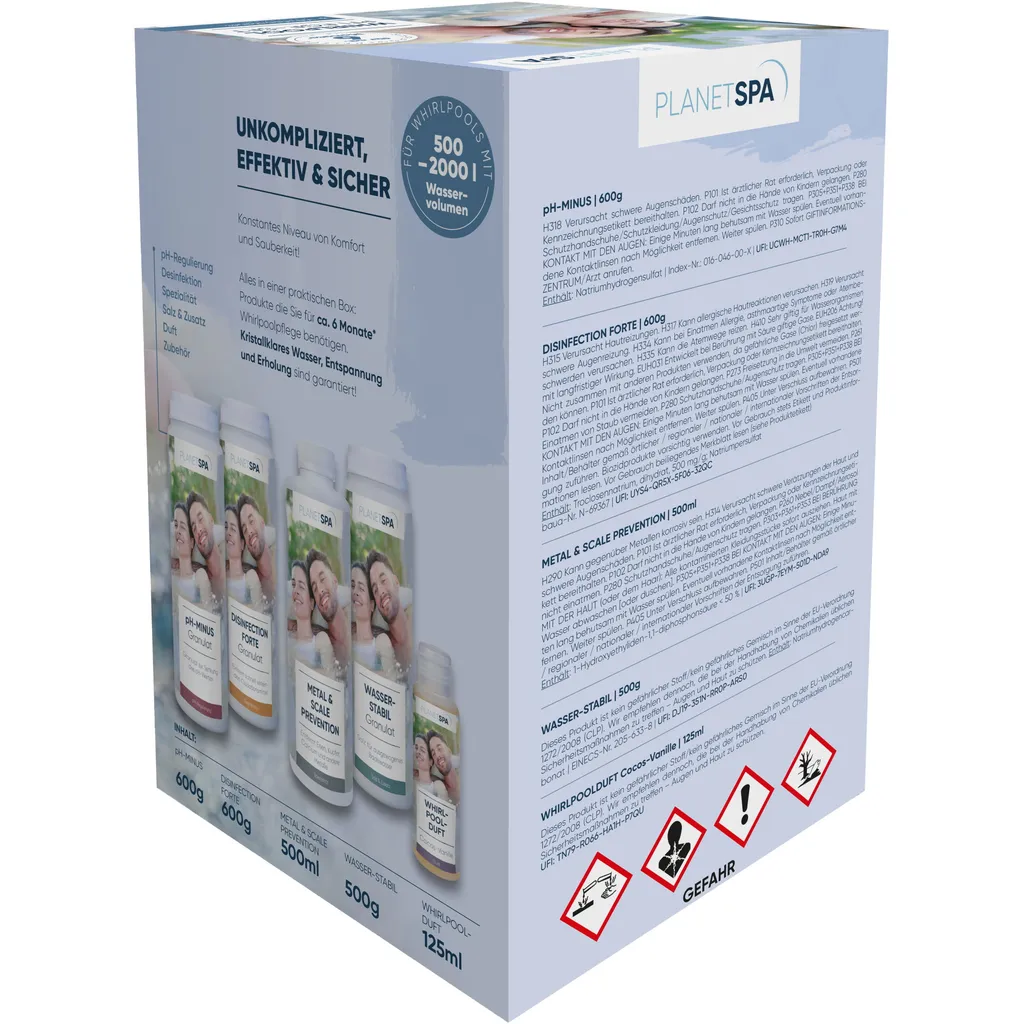 Planet Spa Whirlpoolpflege Komplett-Set, 7-teilig 5 Planet Spa Whirlpoolpflege Komplett-Set, 7-teilig – Bild 5