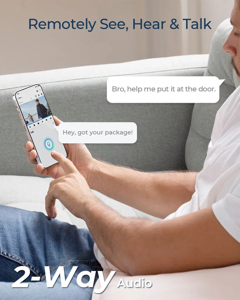 Reolink Kabellose Solar-/Akku WLAN IP-Überwachungskamera Outdoor Mit PIR-Bewegungsmelder, IR-Nachtsicht, 2-Wege-Audio, 1080P Argus Eco + 4MP Argus 3 Pro Mit Solarpanel--Bündel 19 Reolink Kabellose Solar-/Akku WLAN IP-Überwachungskamera Outdoor Mit PIR-Bewegungsmelder, IR-Nachtsicht, 2-Wege-Audio, 1080P Argus Eco + 4MP Argus 3 Pro Mit Solarpanel--Bündel – Bild 19