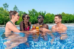 Bestway® Power Steel™ Swim Vista Series™ Frame Pool Komplett-Set Mit Sandfilteranlage 488 X 305 X 107 Cm , Steinwand-Optik (Cremegrau), Oval -Garten- & Gewächshäuser Geschäft b0cd73106b1cbef7ebfa8dc00e5bddad